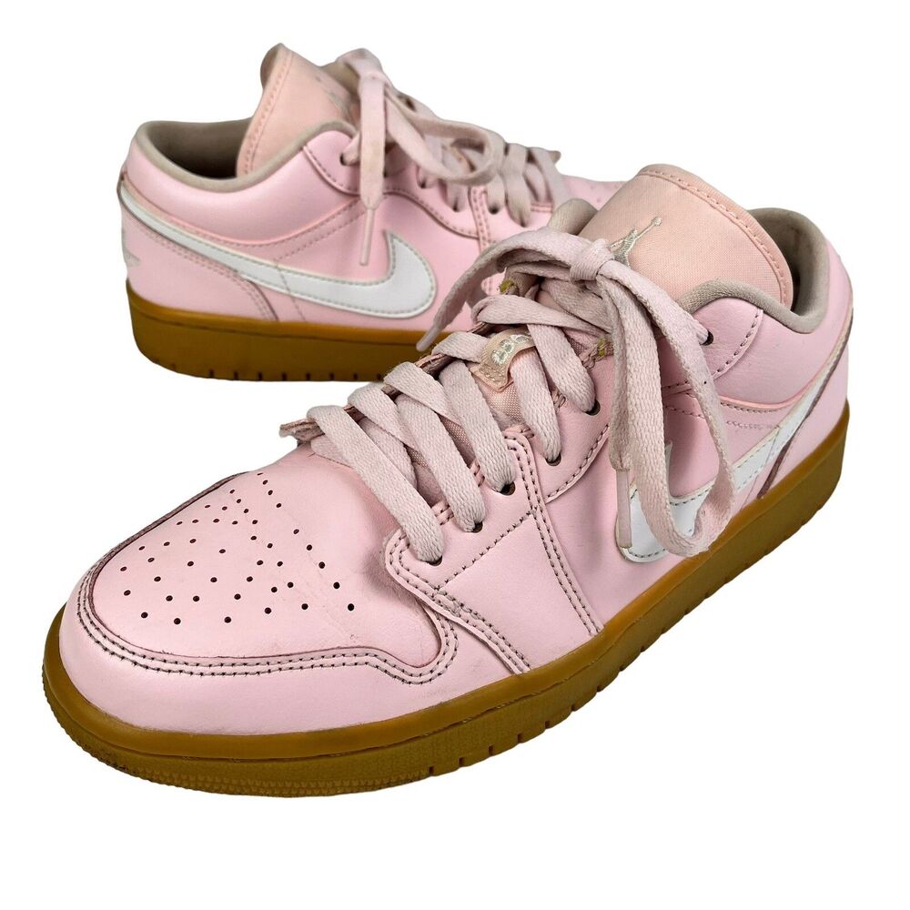 Nike Air Jordan 1 Low Sneaker Women’s Sz 8.5 Arctic Pink White Gum DC0774-601